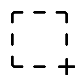 selection plus thin icon