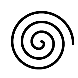 spiral thin icon