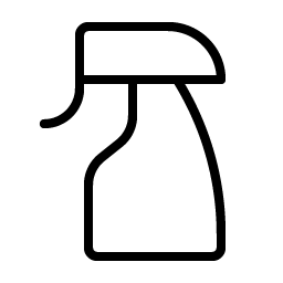 spray bottle thin icon
