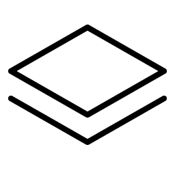 stack simple thin icon