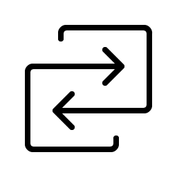 swap thin icon