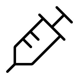 syringe thin icon