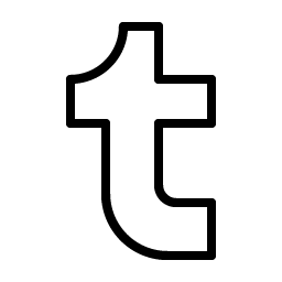 tumblr logo thin icon