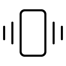 vibrate thin icon