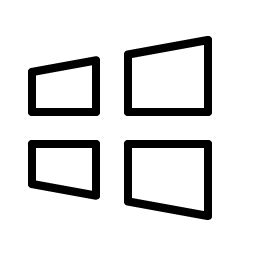 windows logo thin icon