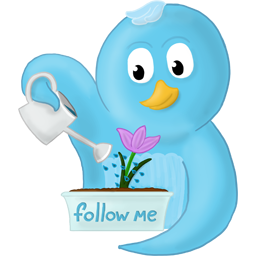 spring flower follow me icon