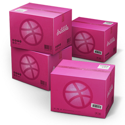 Dribbble Shipping icon