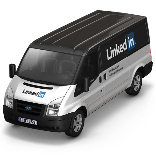 Linkedin Front icon